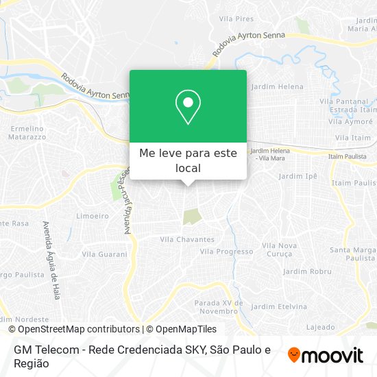 GM Telecom - Rede Credenciada SKY mapa