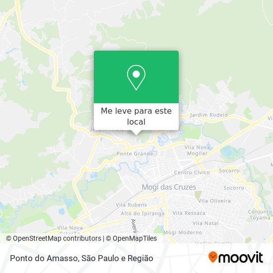 Ponto do Amasso mapa