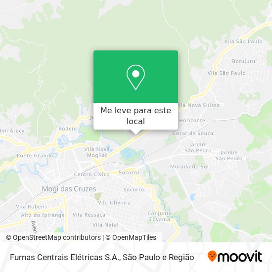 Furnas Centrais Elétricas S.A. mapa