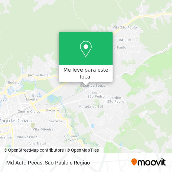 Md Auto Pecas mapa