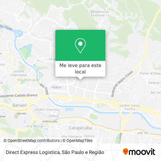Direct Express Logistica mapa