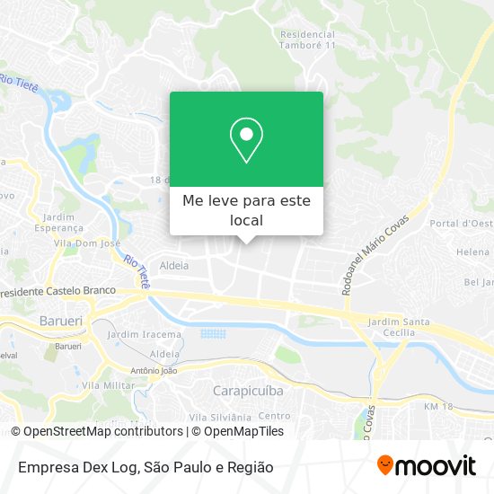 Empresa Dex Log mapa