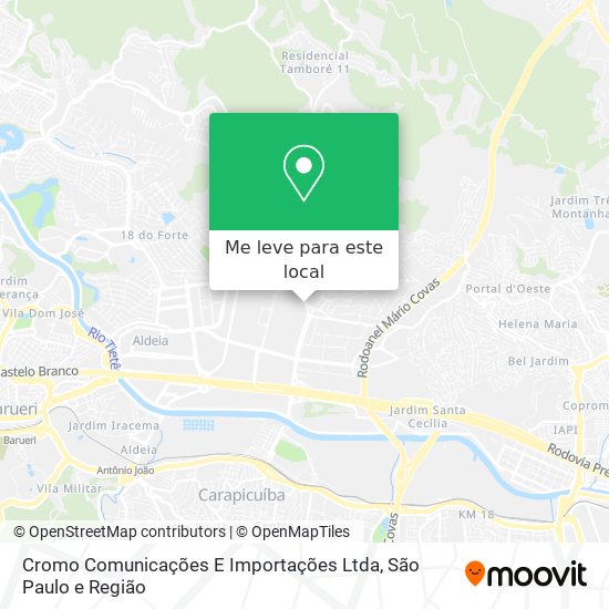 Cromo Comunicações E Importações Ltda mapa