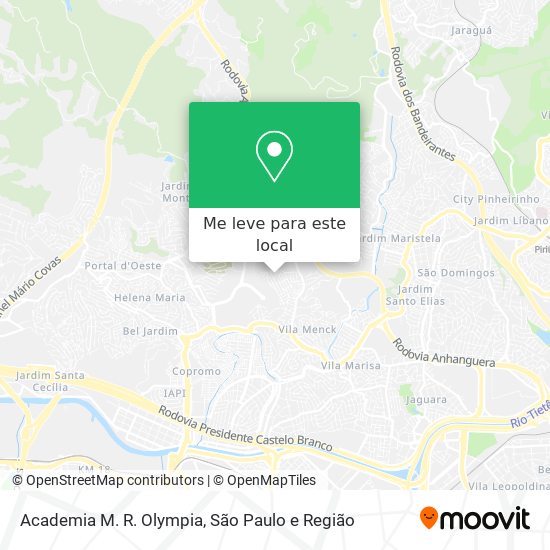 Academia M. R. Olympia mapa