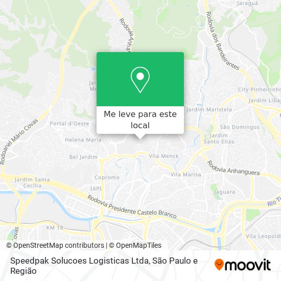 Speedpak Solucoes Logisticas Ltda mapa