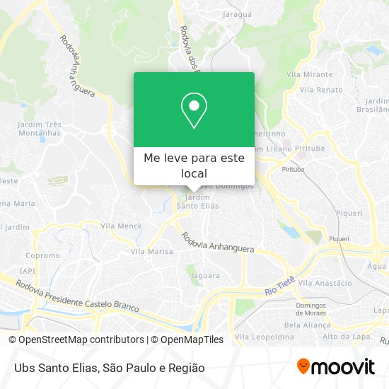 Ubs Santo Elias mapa