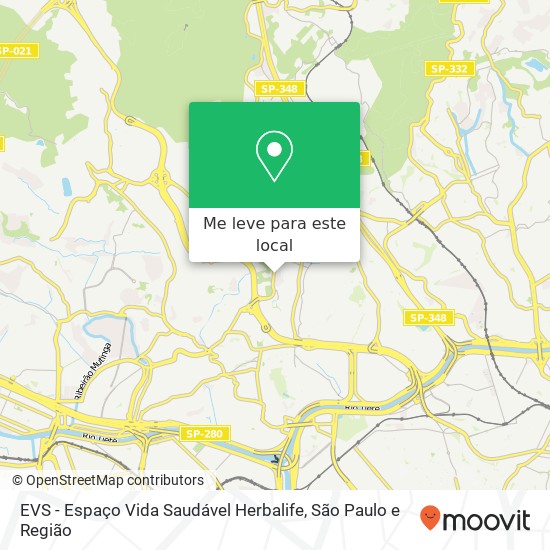 EVS - Espaço Vida Saudável Herbalife mapa