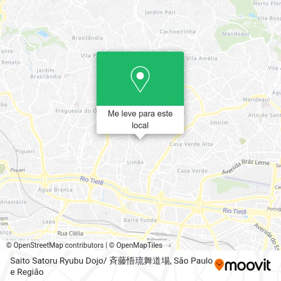 Saito Satoru Ryubu Dojo/ 斉藤悟琉舞道場 mapa