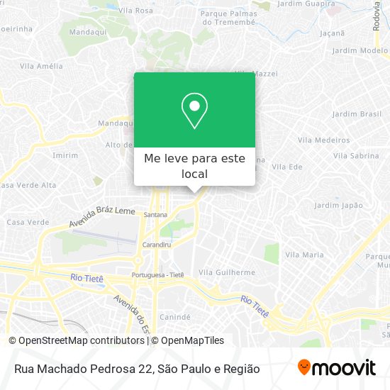 Rua Machado Pedrosa 22 mapa