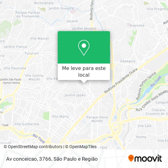 Av conceicao, 3766 mapa