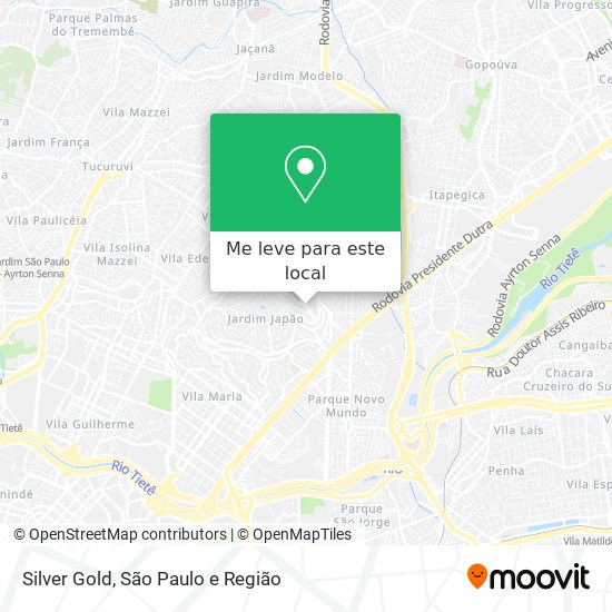 Silver Gold mapa