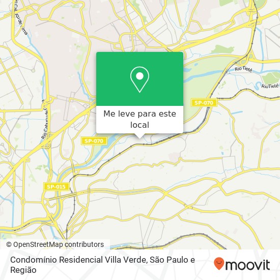 Condomínio Residencial Villa Verde mapa
