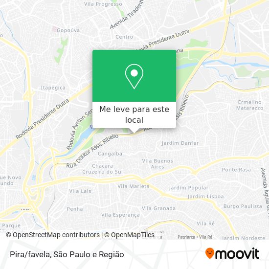 Pira/favela mapa