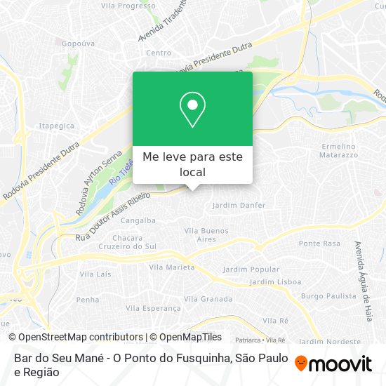 Bar do Seu Mané - O Ponto do Fusquinha mapa