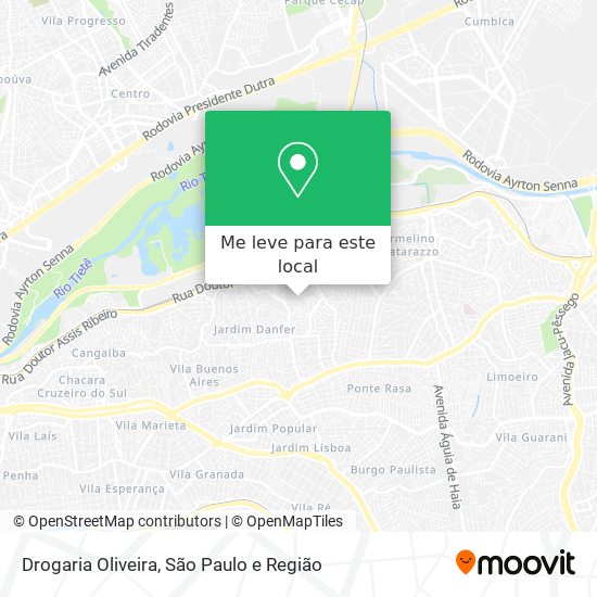 Drogaria Oliveira mapa