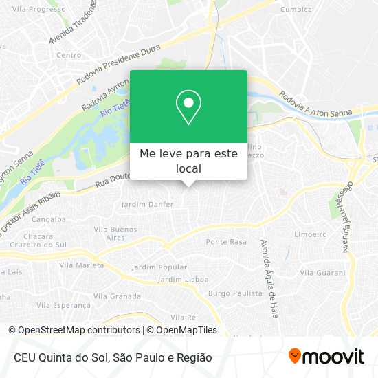 CEU Quinta do Sol mapa