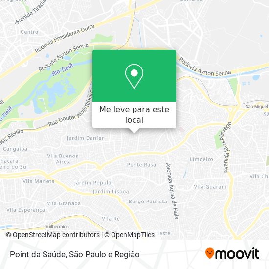 Point da Saúde mapa