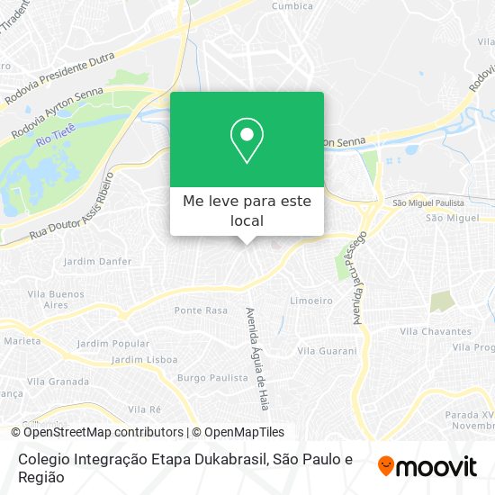 Colegio Integração Etapa Dukabrasil mapa