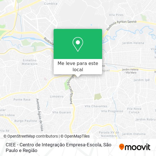 CIEE - Centro de Integração Empresa-Escola mapa