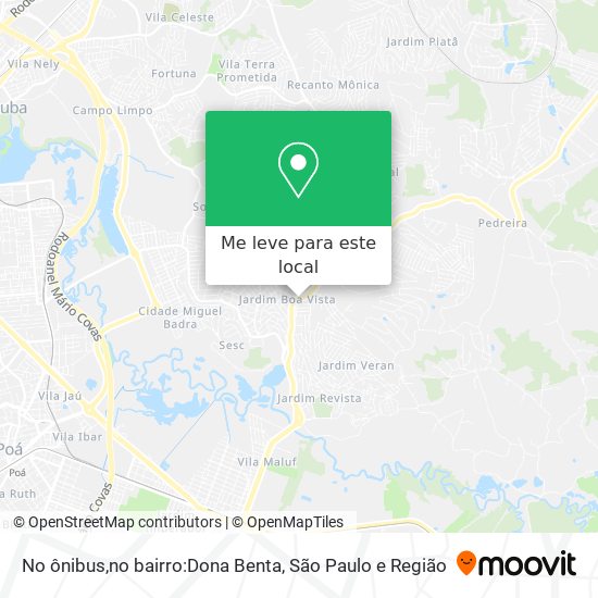 No ônibus,no bairro:Dona Benta mapa