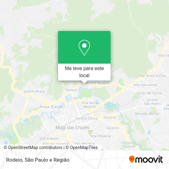Rodeio mapa