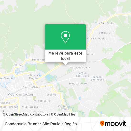 Condomínio Brumar mapa