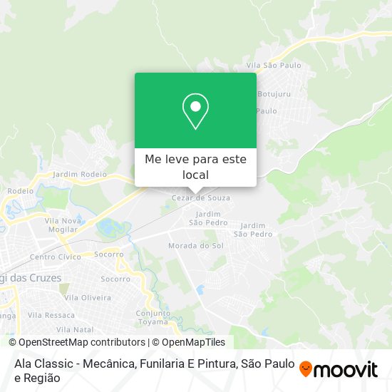 Ala Classic - Mecânica, Funilaria E Pintura mapa