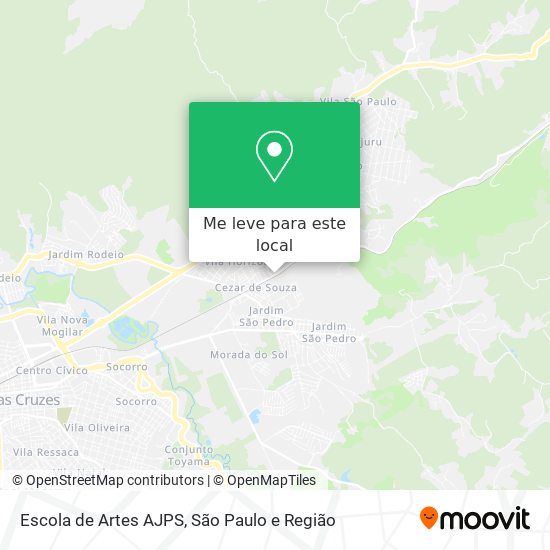 Escola de Artes AJPS mapa
