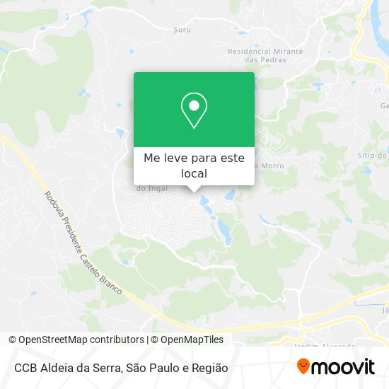 CCB Aldeia da Serra mapa