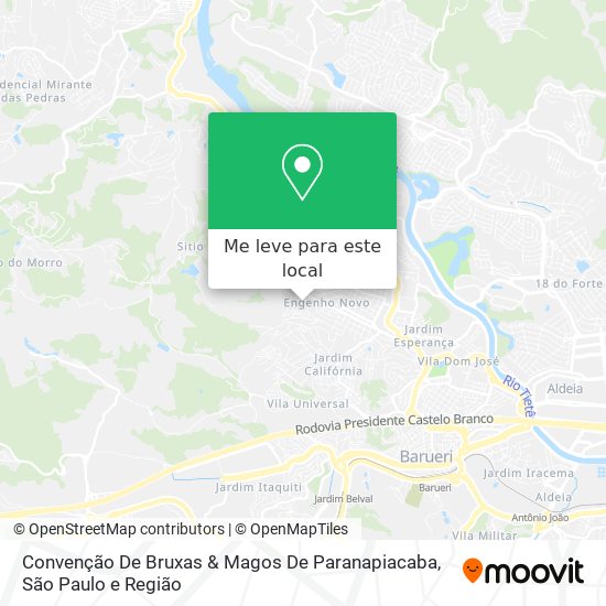Convenção De Bruxas & Magos De Paranapiacaba mapa