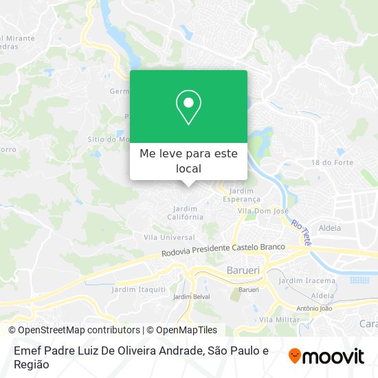 Emef Padre Luiz De Oliveira Andrade mapa