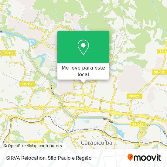 SIRVA Relocation mapa