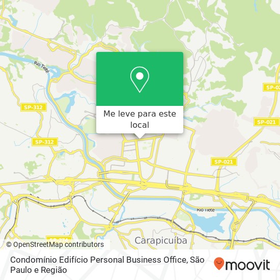 Condomínio Edifício Personal Business Office mapa