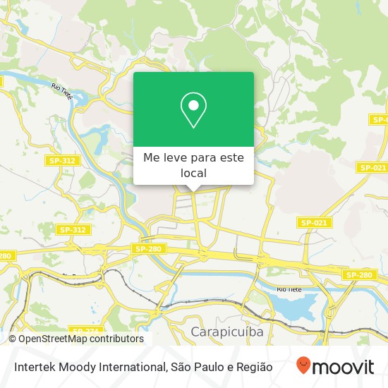 Intertek Moody International mapa