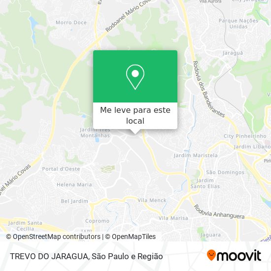 TREVO DO JARAGUA mapa