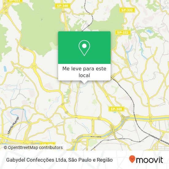 Gabydel Confecções Ltda mapa