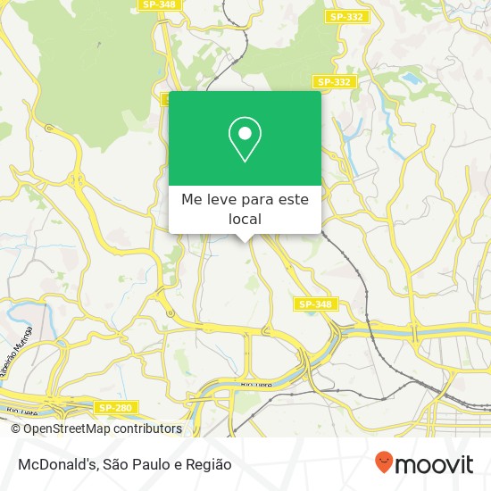 McDonald's mapa