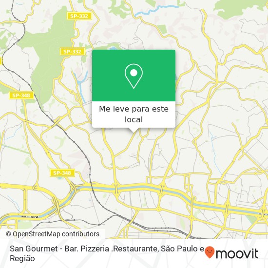 San Gourmet - Bar. Pizzeria .Restaurante mapa