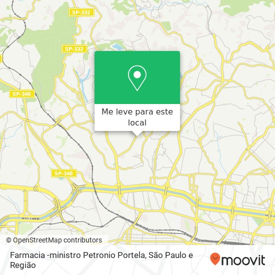 Farmacia -ministro Petronio Portela mapa