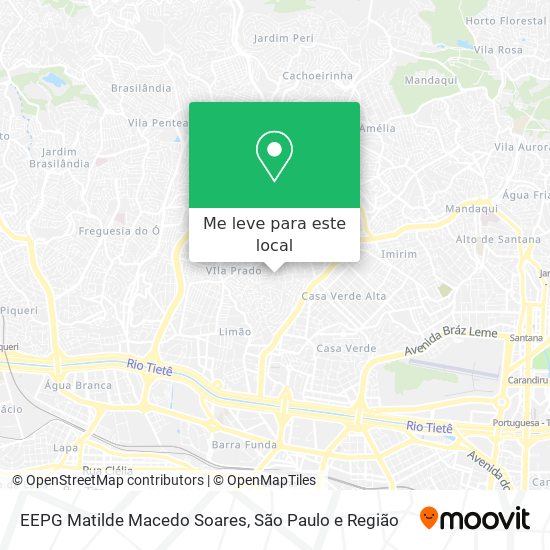 EEPG Matilde Macedo Soares mapa