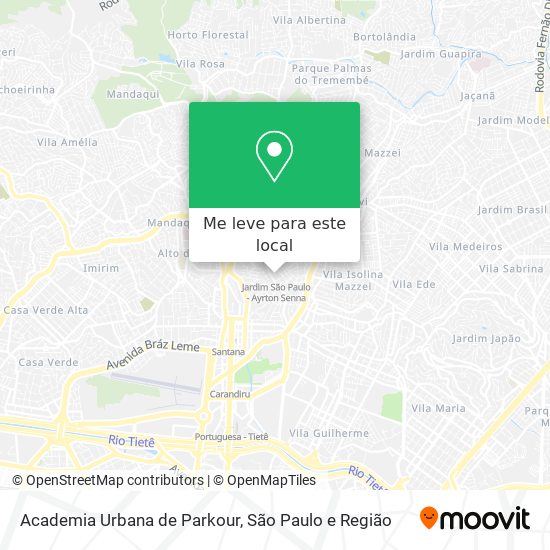 Academia Urbana de Parkour mapa