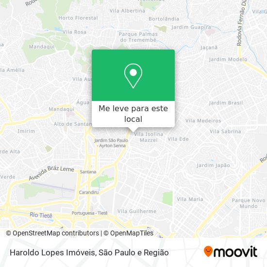 Haroldo Lopes Imóveis mapa