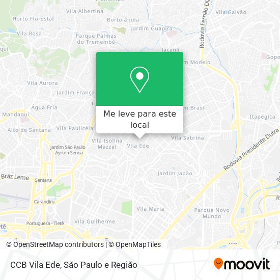 CCB Vila Ede mapa