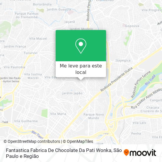 Fantastica Fabrica De Chocolate Da Pati Wonka mapa