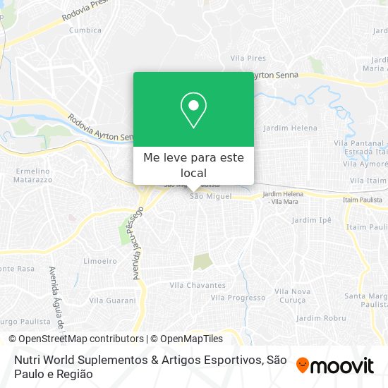 Nutri World Suplementos & Artigos Esportivos mapa