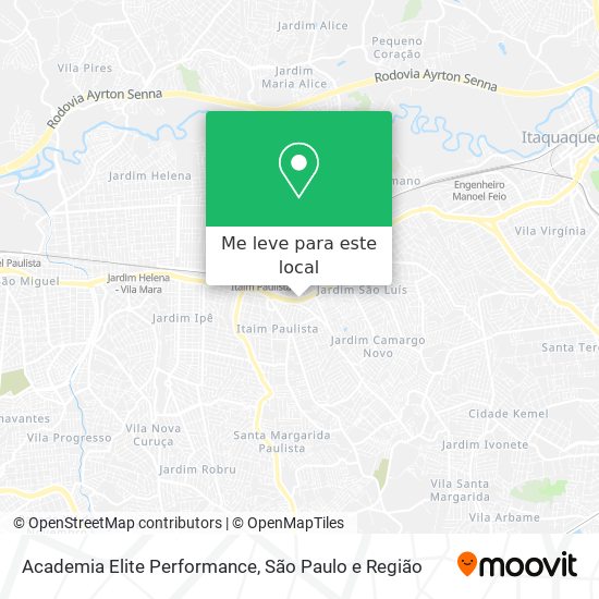 Academia Elite Performance mapa