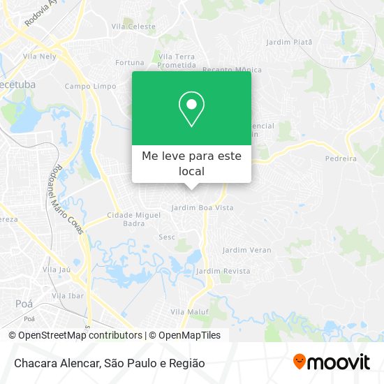 Chacara Alencar mapa