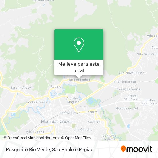 Pesqueiro Rio Verde mapa