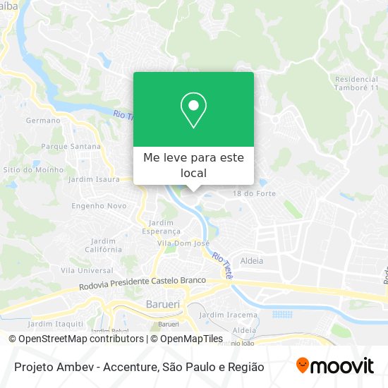 Projeto Ambev - Accenture mapa