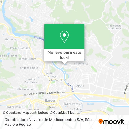 Distribuidora Navarro de Medicamentos S / A mapa